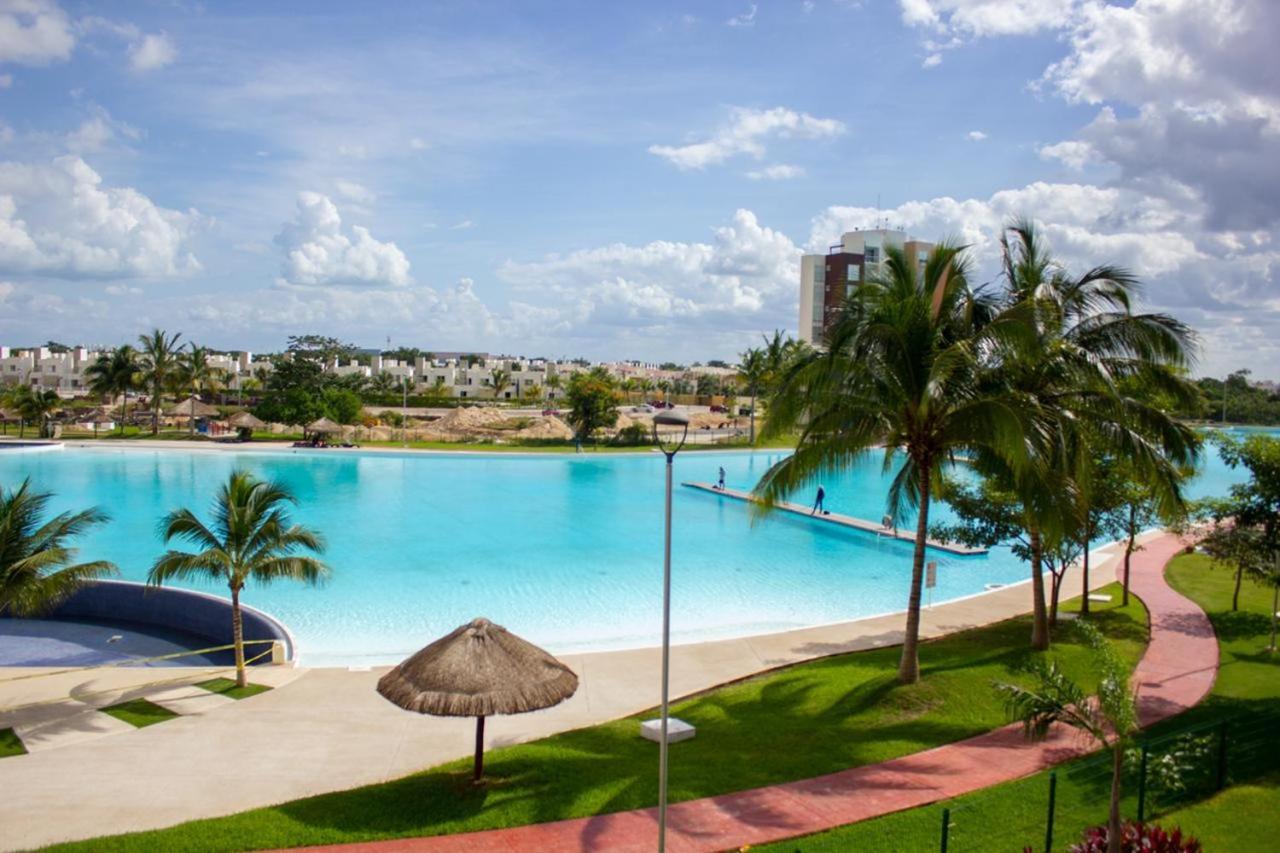 Departamento En Cancun Con 7 Albercas Tipo Playa Y Laguna Eksteriør billede