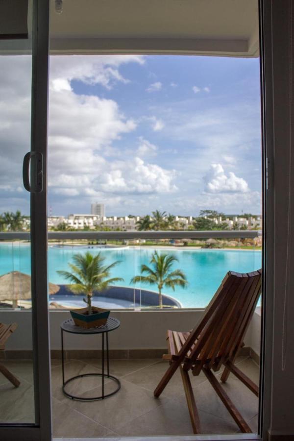 Departamento En Cancun Con 7 Albercas Tipo Playa Y Laguna Eksteriør billede